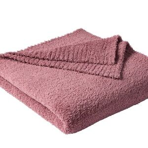 Cozy Pink Throw Blanket